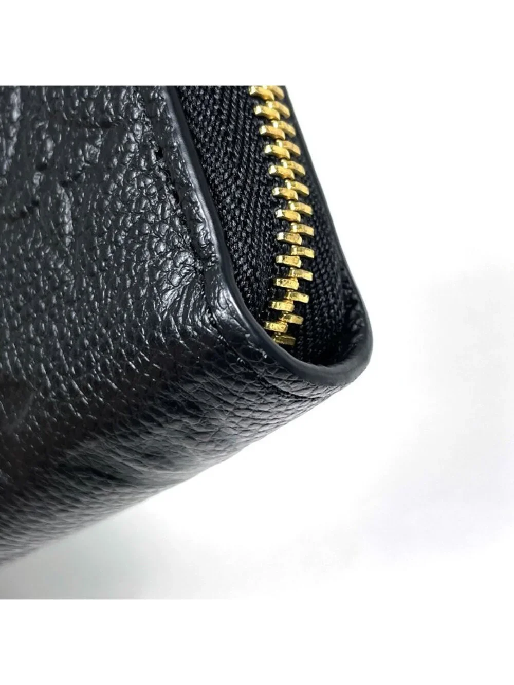 Louis Vuitton Zippy Wallet Zip Around Monogram Empreinte Noir